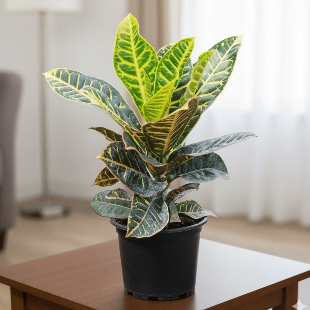 Croton Petra in 6 Inch Nursery Pot