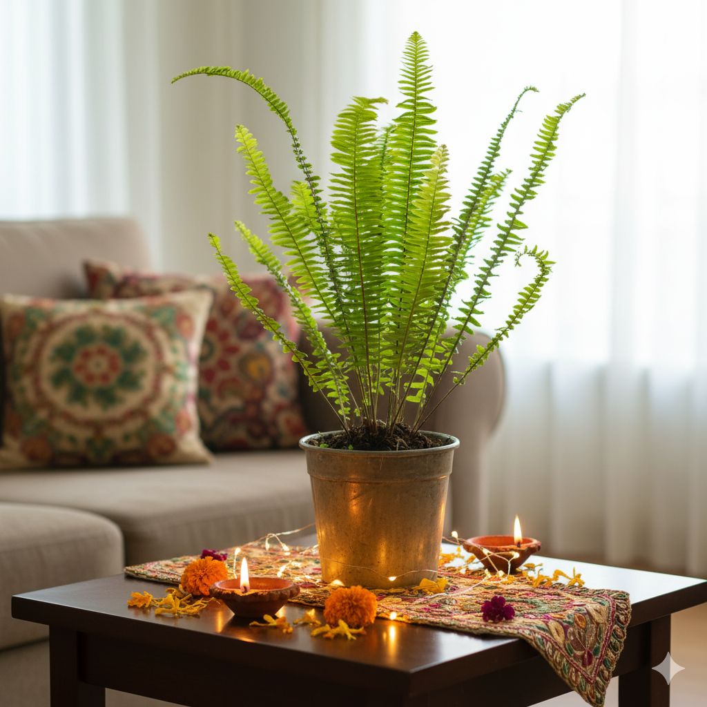 Fern Green in 6 Inch Nursery Pot