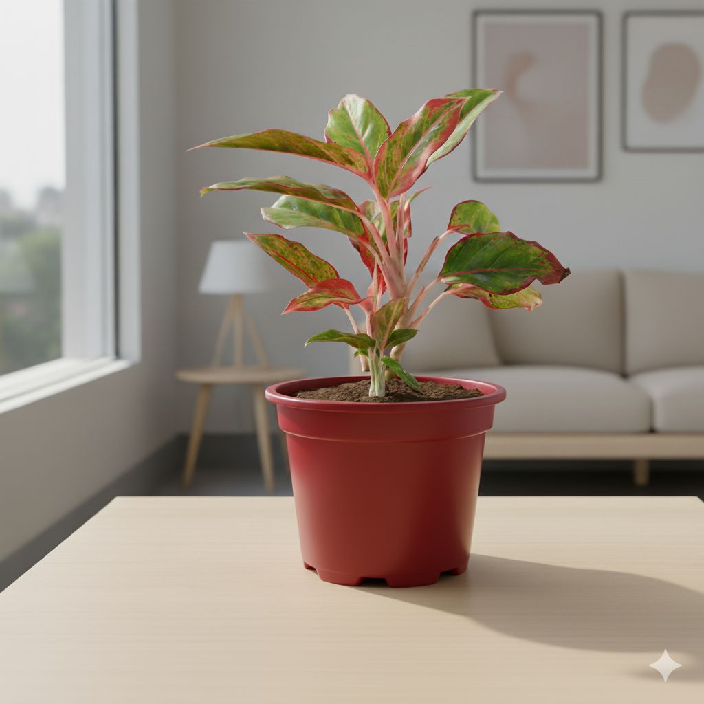 Aglaonema Lipstick in 6 Inch Nursery Pot (Any Colour)