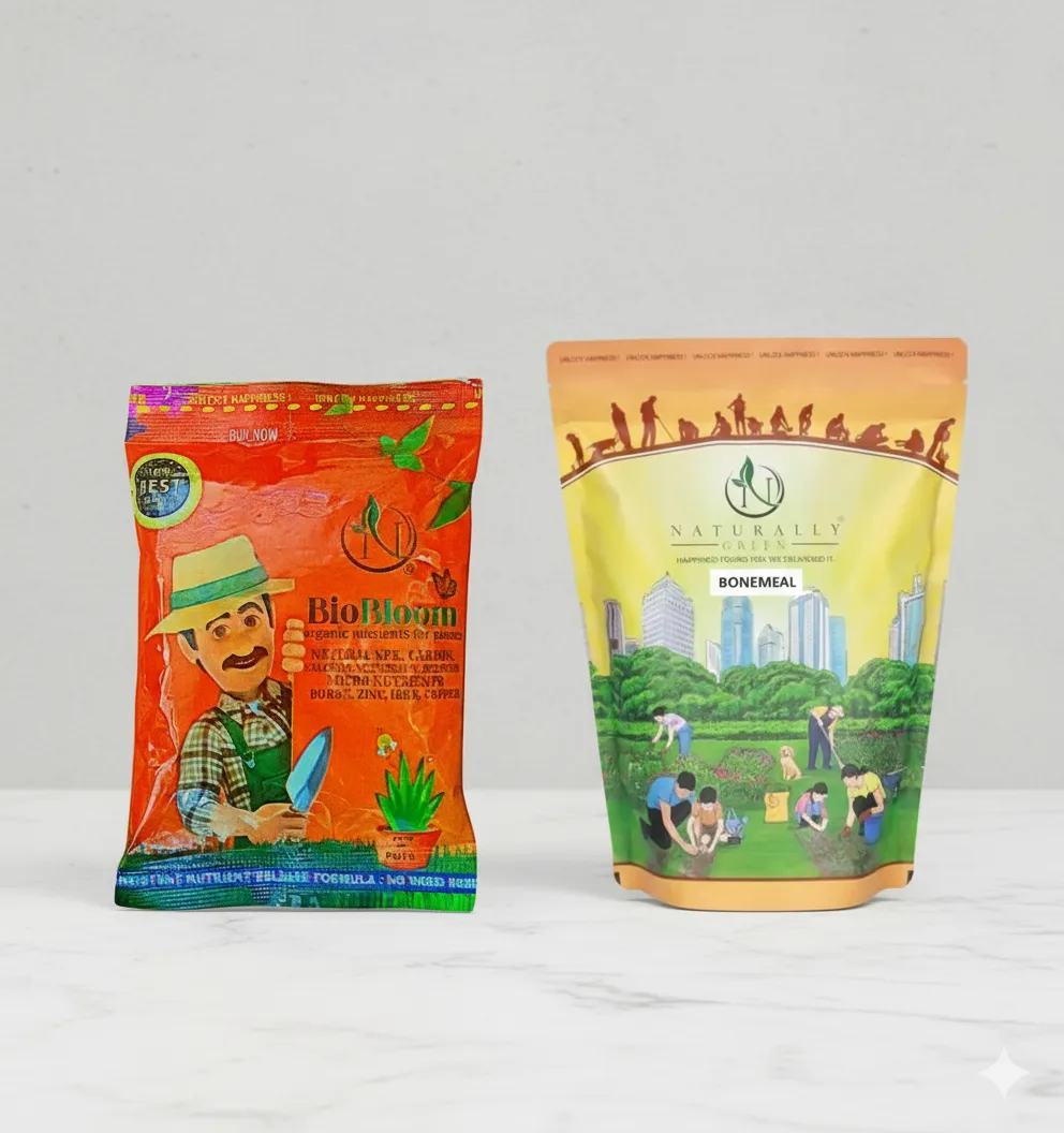 Flowering Essentials - Set of 2 - Bone Meal 500 g, Bio Bloom 100 g - Better blooms & vitality