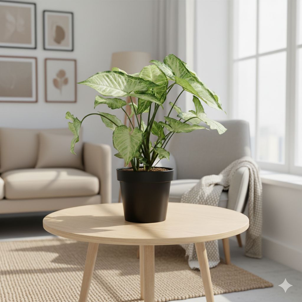 Air Purifying Syngonium Green in 3 Inch Nursery Pot