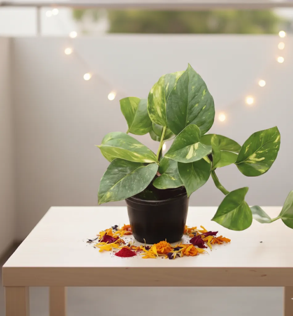 Money Plant Green in 4 Inch Nursery Pot