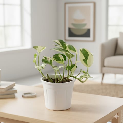 Money Plant N'Joy in 4 Inch Nursery Pot