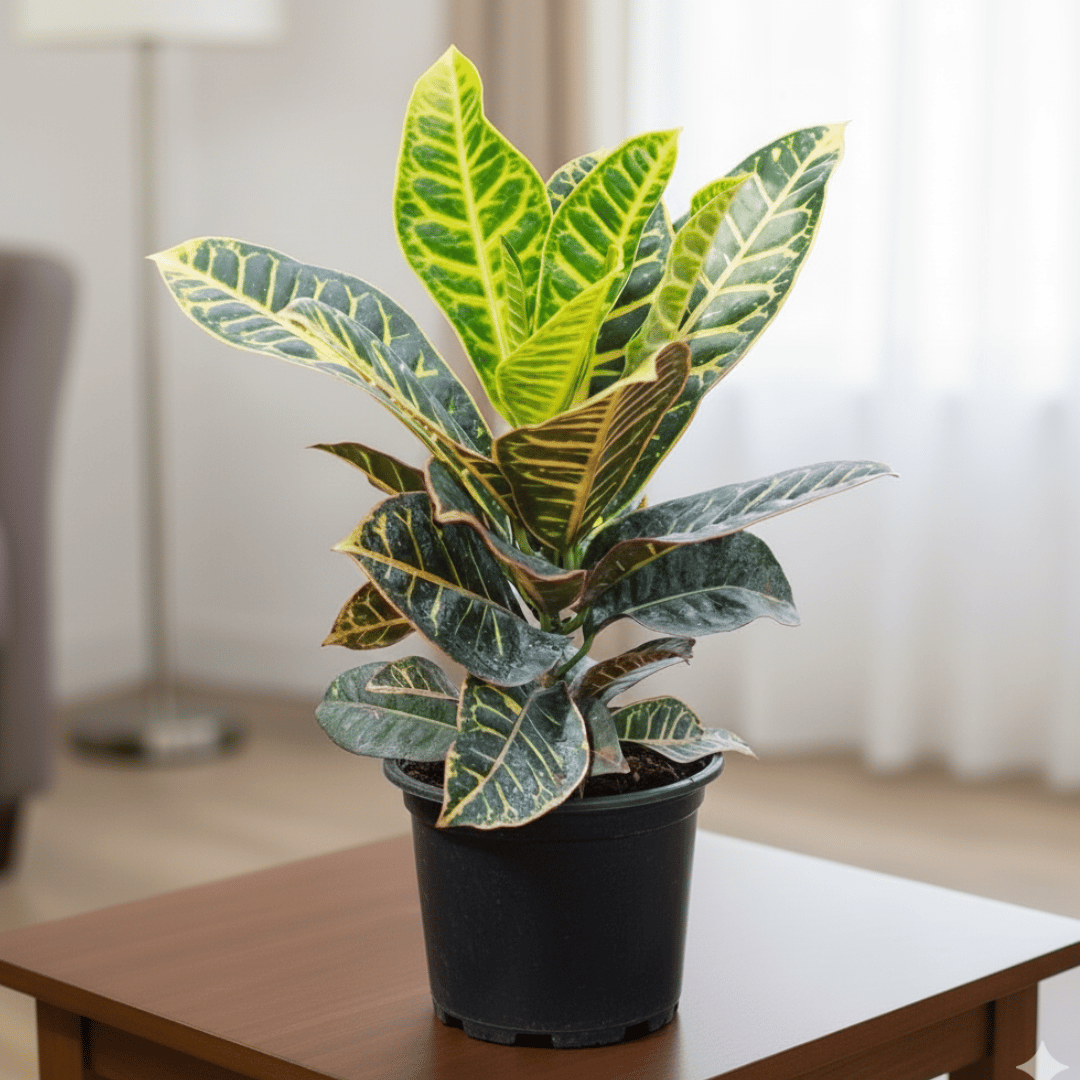 Croton Petra in 6 Inch Nursery Pot