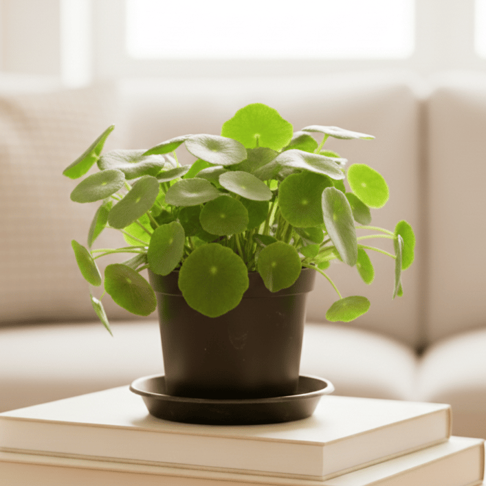 Brahmi Dollar / Pennywort / Coin Plant in 4 Inch Nursery Pot With Tray