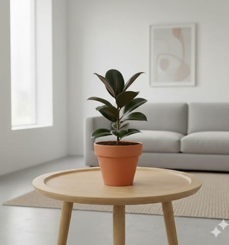 Gift Ready - Rubber  in 3 inch Dhara Maati Pot - Natural Clay Classic Look - comes in a beautiful gifting bag