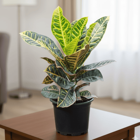 Croton Petra in 6 Inch Nursery Pot