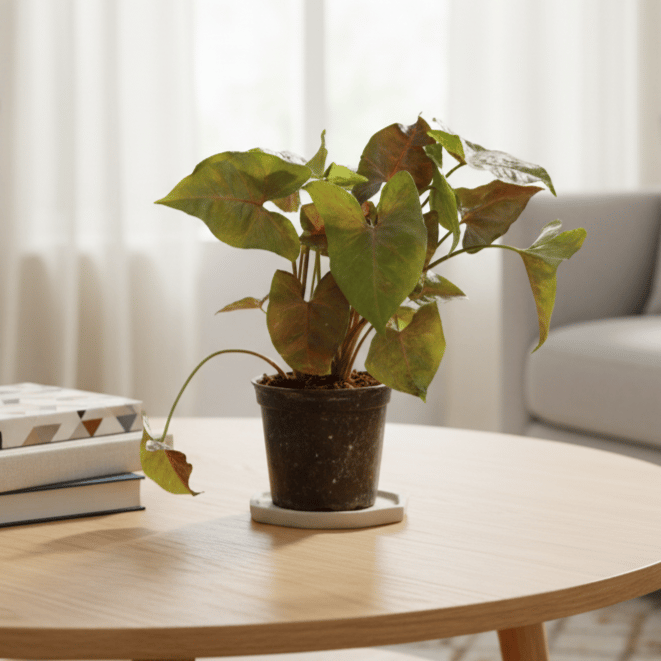 Syngonium Brown in 6 inch Nursery pot