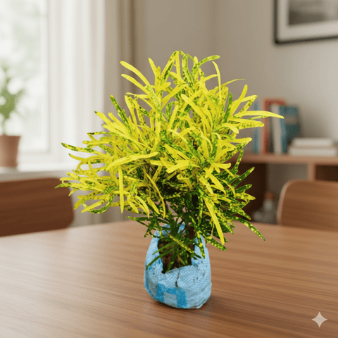 Chironji Croton in 4 Inch Nursery Bag