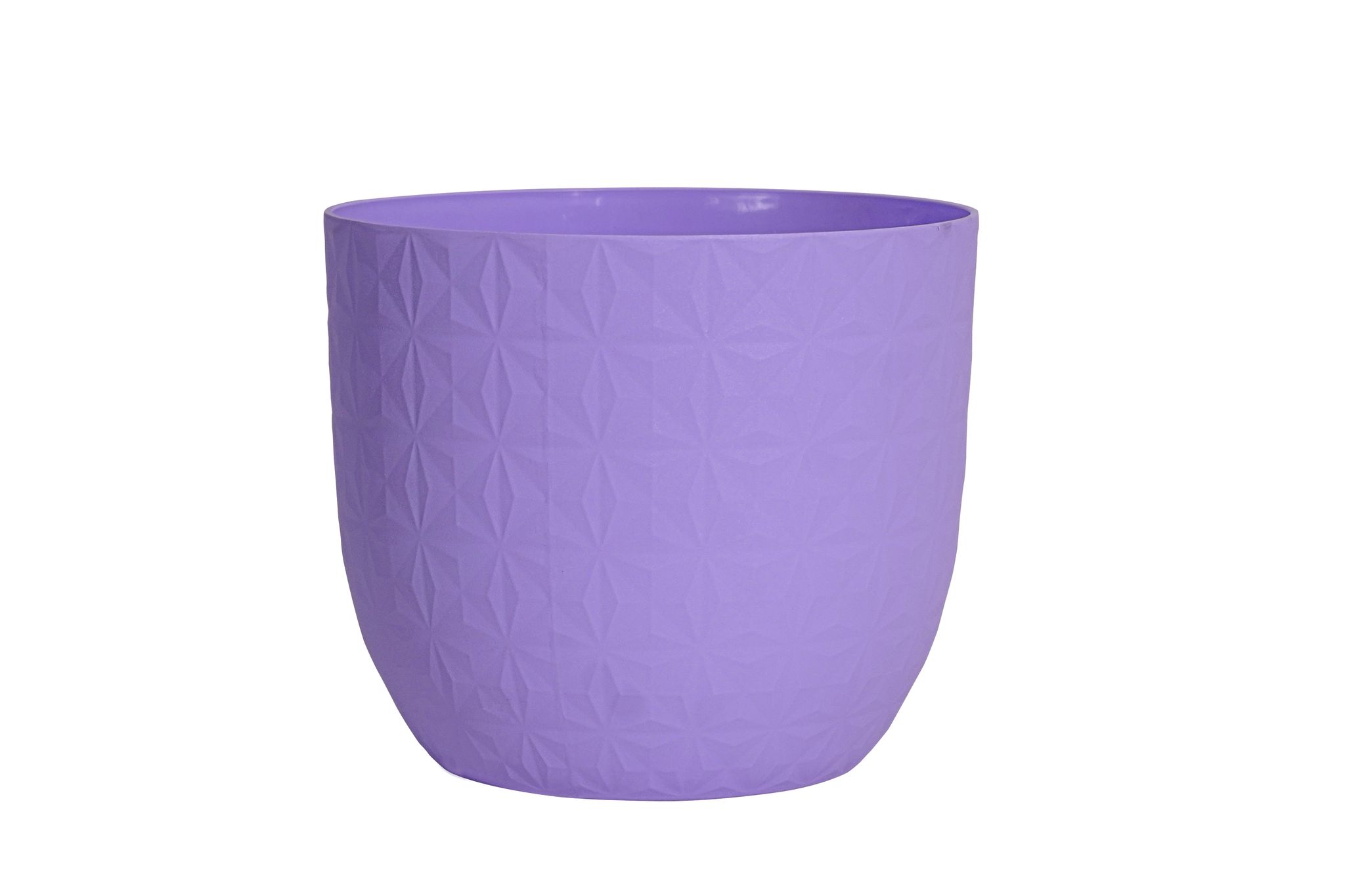 4 Inch Purple Leafora Premium Plastic Planter