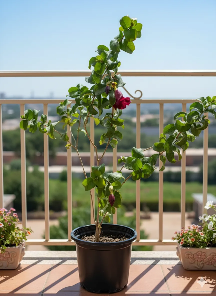 Mandevilla Purple (~2 Ft) in 8 Inch Nursery Pot