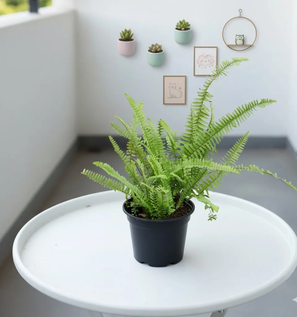 Boston Fern in 6 Inch Nursery Pot