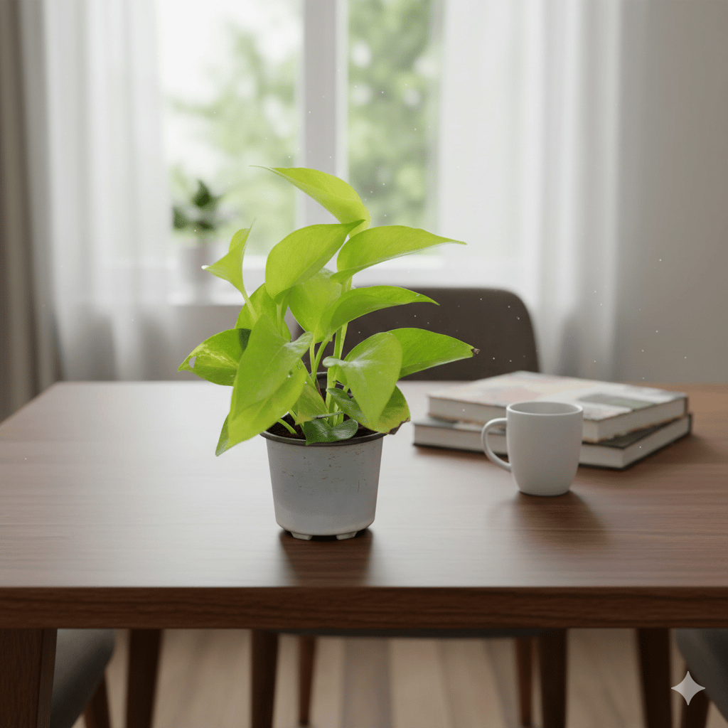 Money Plant Golden in 4 Inch Nursery pot