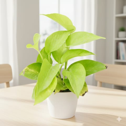 Money Plant Golden in 4 Inch Nursery Pot