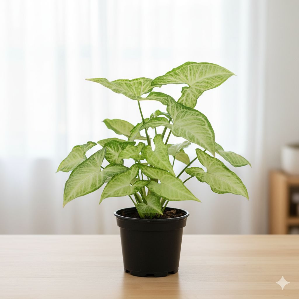 Syngonium Variegated in 5 Inch Nursery Pot
