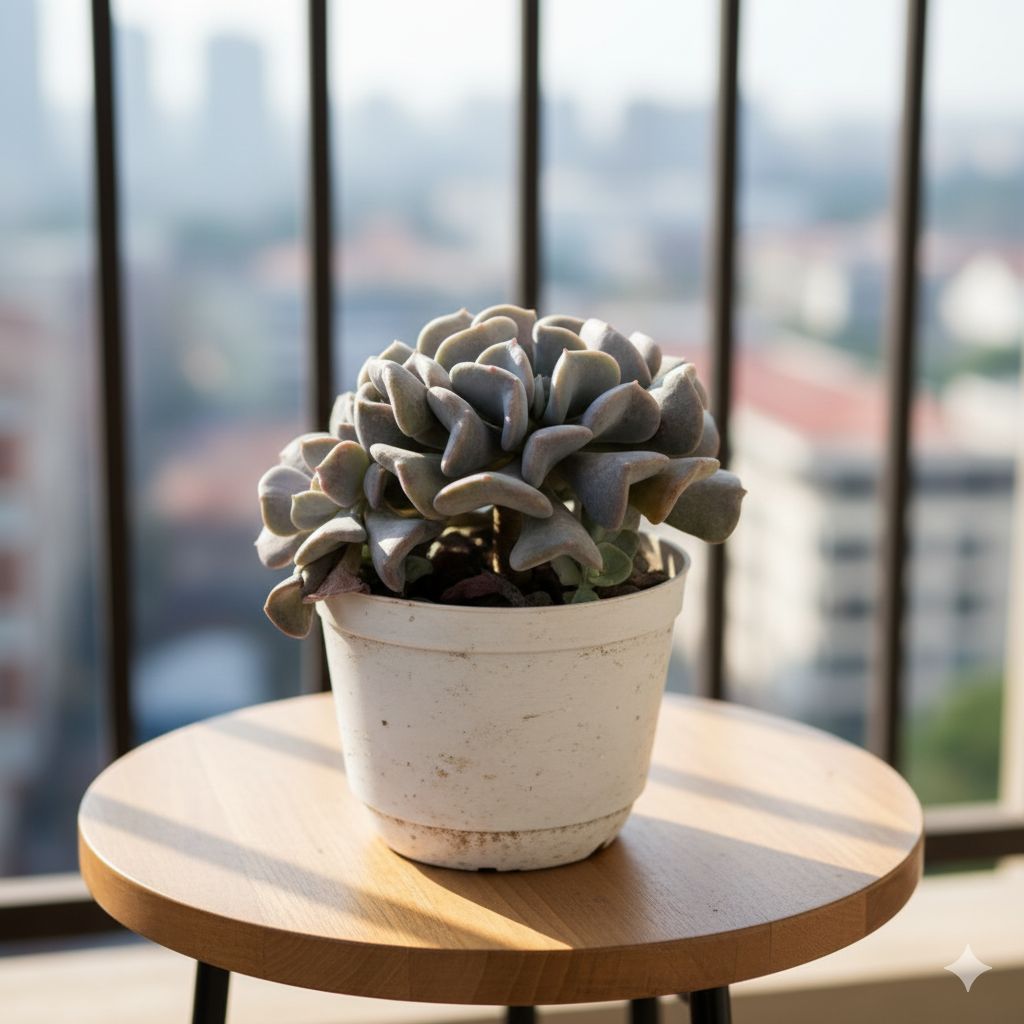 Smoky Quartz Rosette Succulent in 3 Inch Nursery Pot