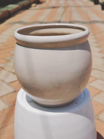 10 Inch ane kalar Classy Handi Ceramic Pot