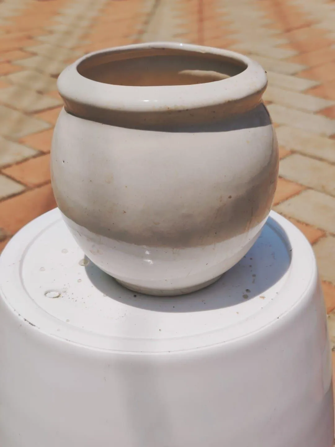 5 Inch Classy Handi Ceramic Pot (any colour)