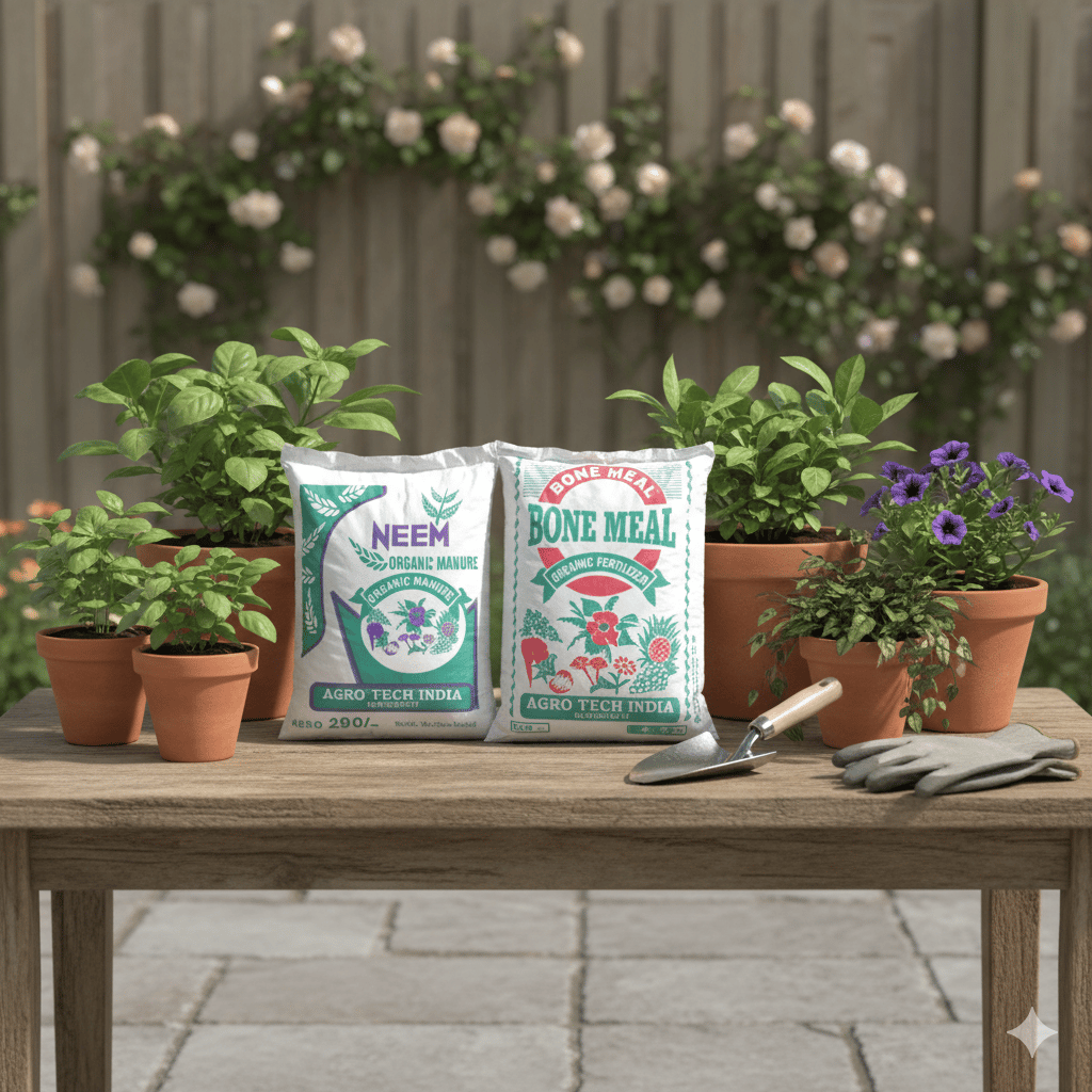 Set Of 2 - Neem Khali & Bone Meal - 1 Kg Each