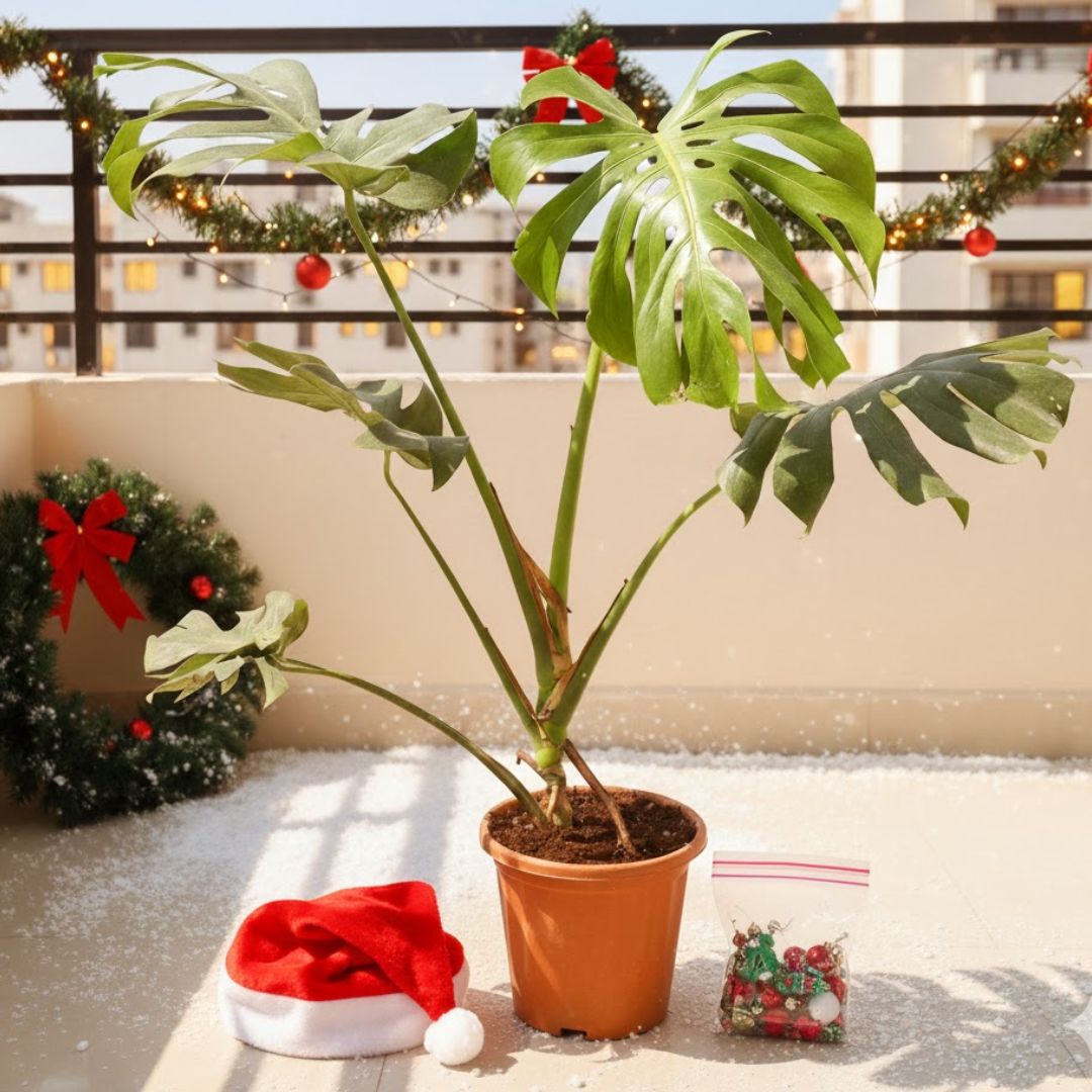 Monstera Deliciosa in 8 Inch Nursery Pot
