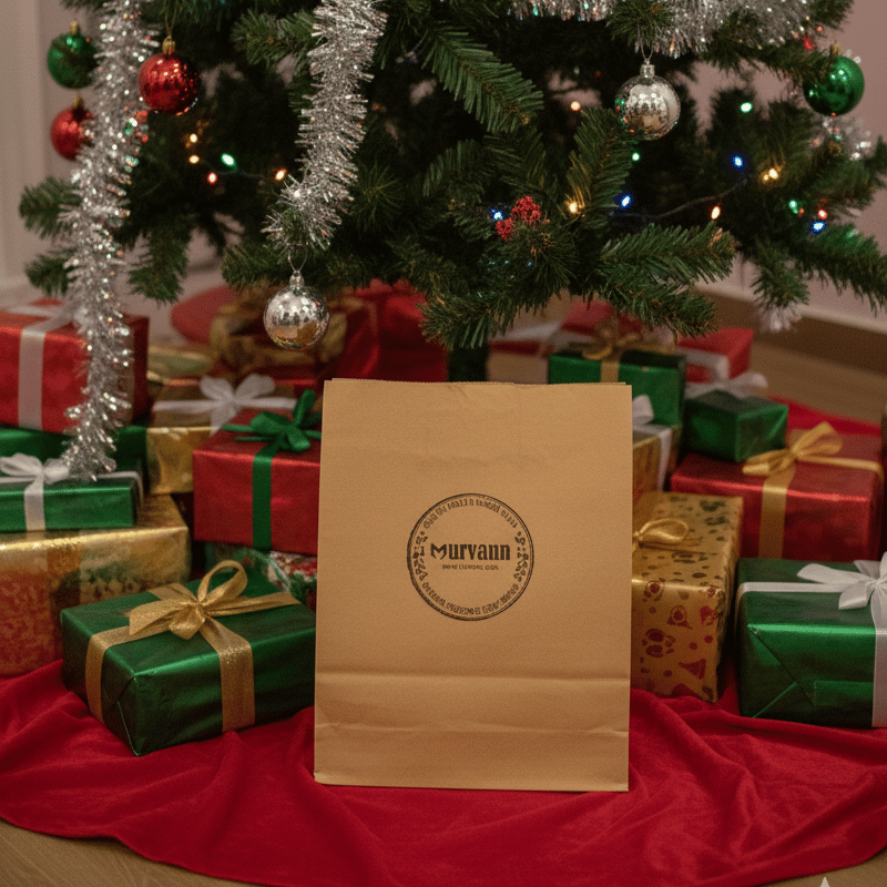 Christmas Goodies Bag - Christmas Cap & Lights + Ornaments - XMAS Special