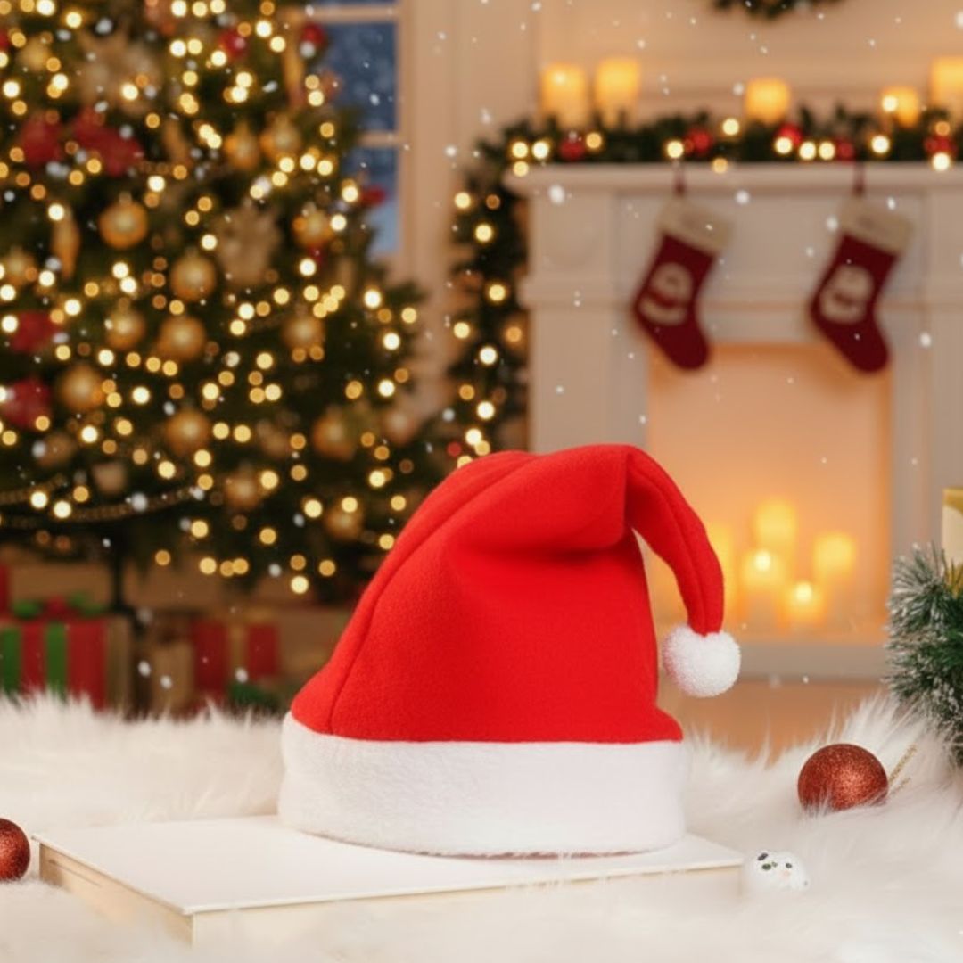 Christmas Santa Cap Red