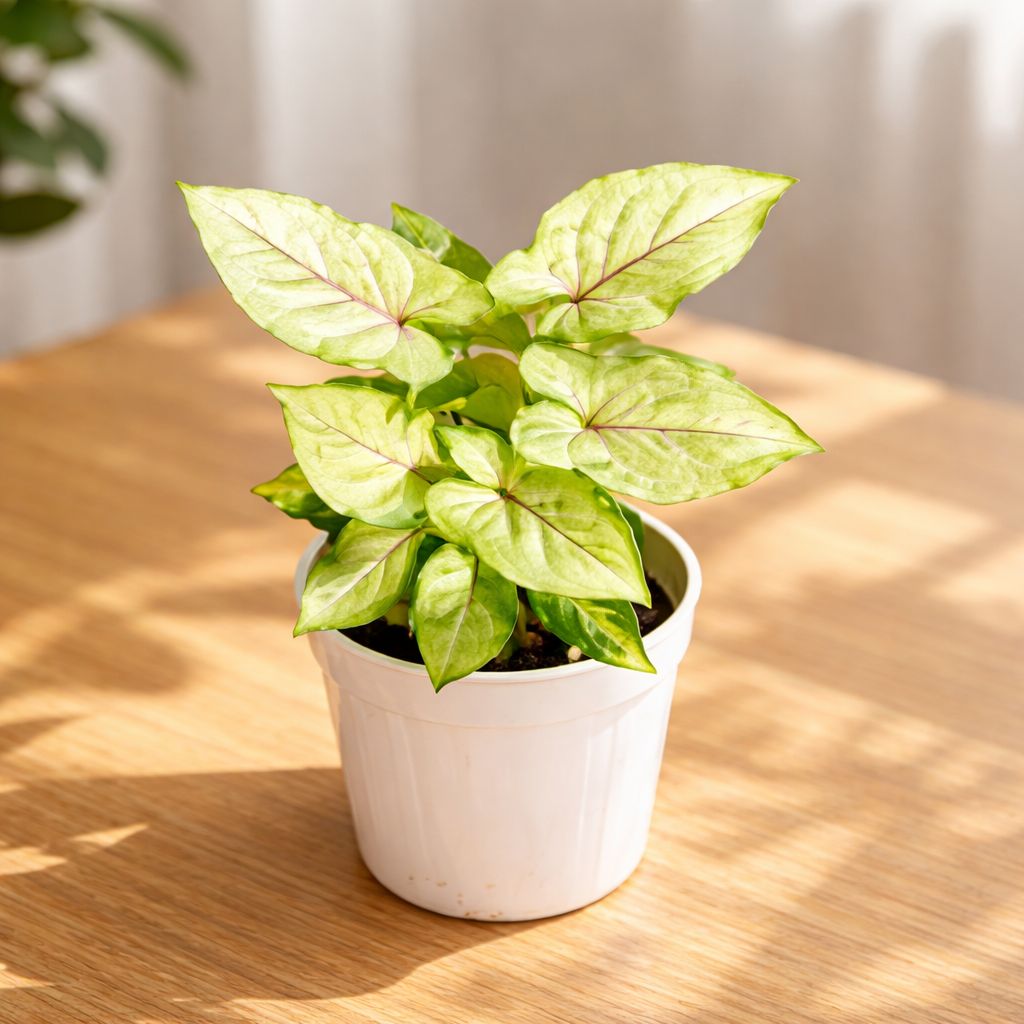 Aur purifier Syngonium Yammi in 4 Inch Nursery Pot