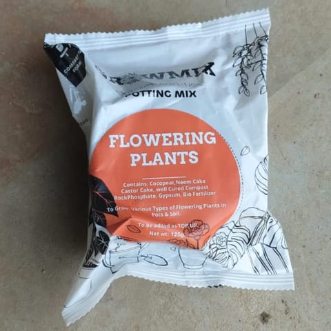 Potting Mix - Best to Grow Flowering Plants - 125 g