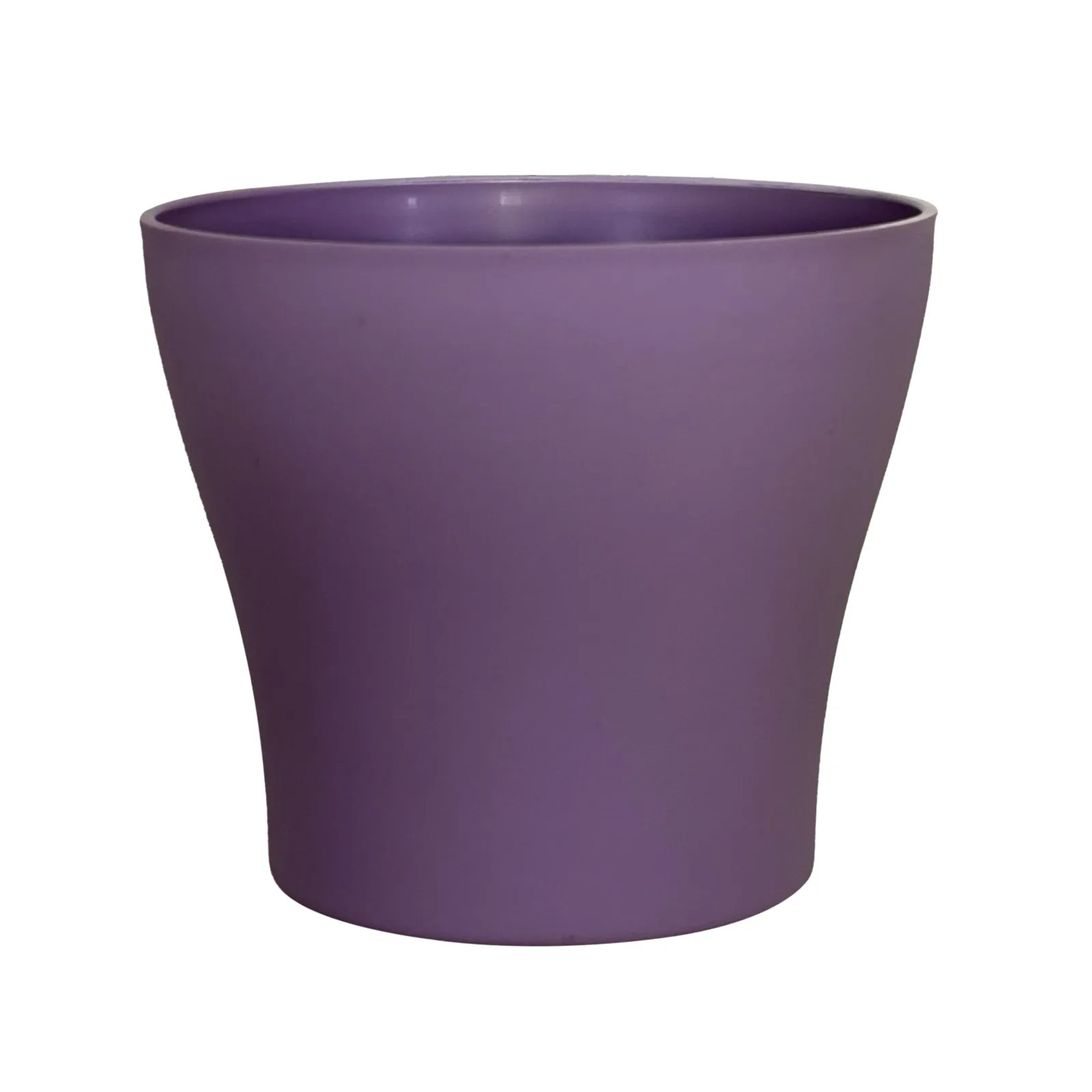 Set of 06 - 4 Inch Purple Premium Daisy Plastic Planter