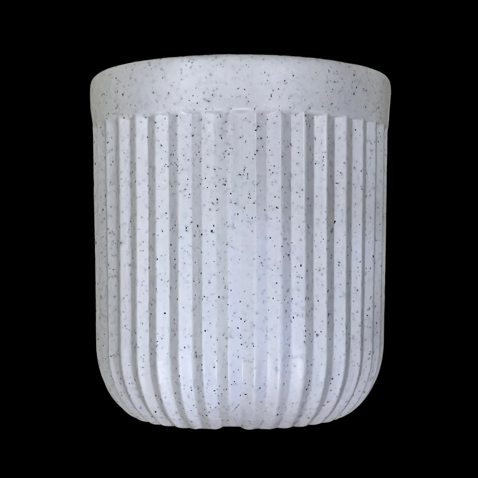 Set of 12 - 6 Inch White Premium Italica Plastic Planter