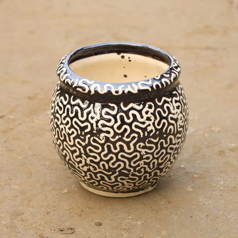 10 Inch Classy Bowl Designer Ceramic Pot(Any Color)