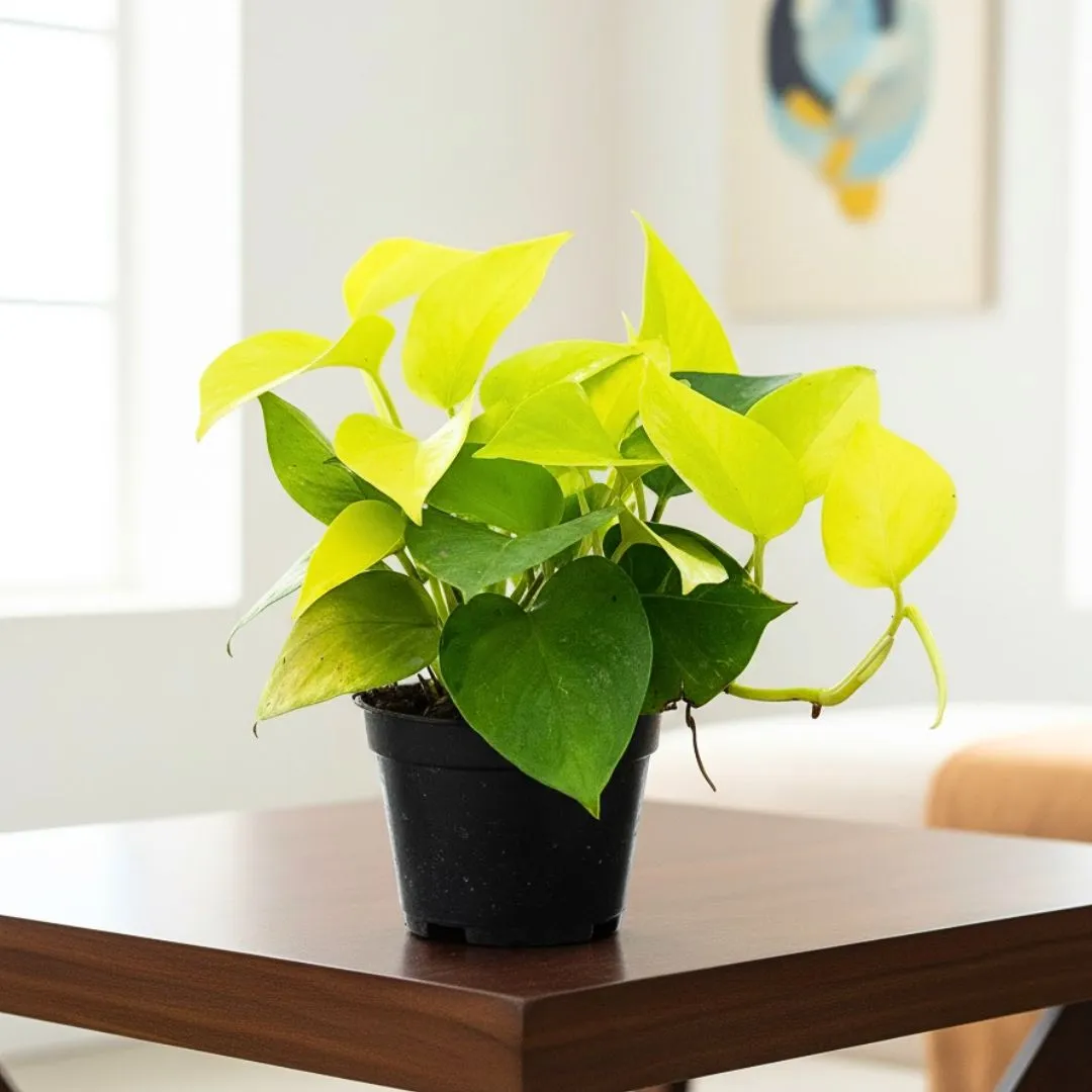 Money Plant Golden in 4 Inch Nursery Pot