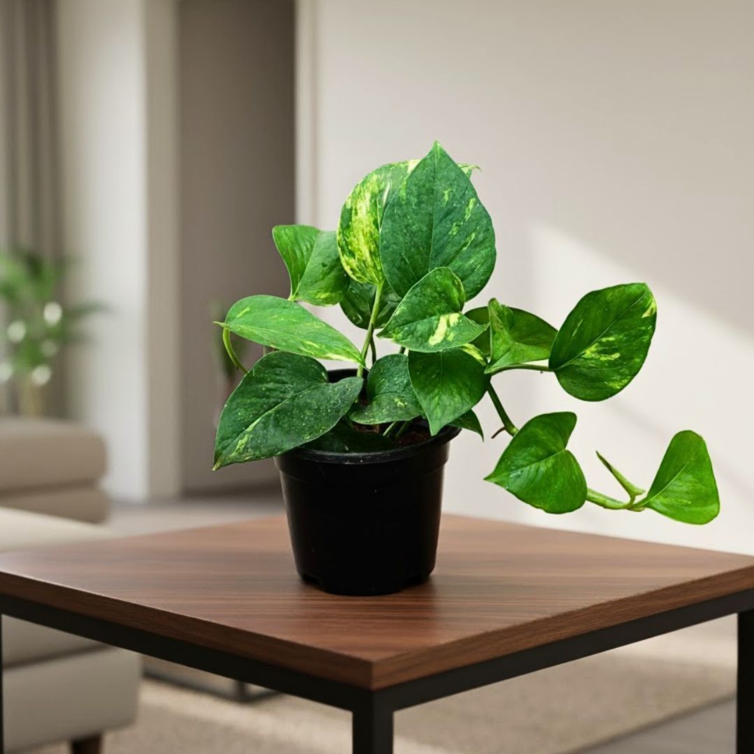 Beginner Friendly - Money Plant Green in 4 Inch Nursery Pot