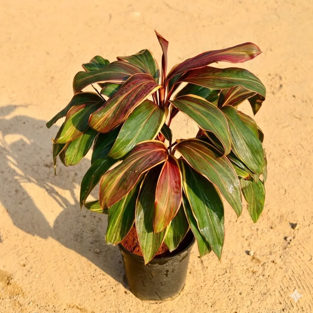 Exotic Dracaena Cordyline Island Ember in 8 Inch Nursery Pot- Beautiful Indoor Plant