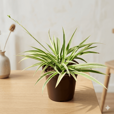 Large Air Purifying Spider Plant in 6 Inch Super Nursery Pot