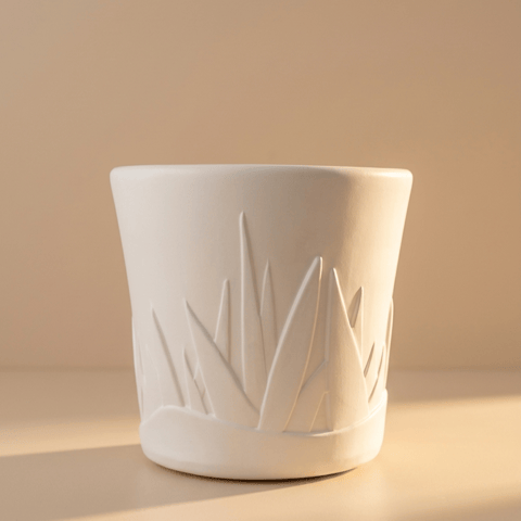 11 inch Pot | Moonlight White Elixir Premium Plastic Planter