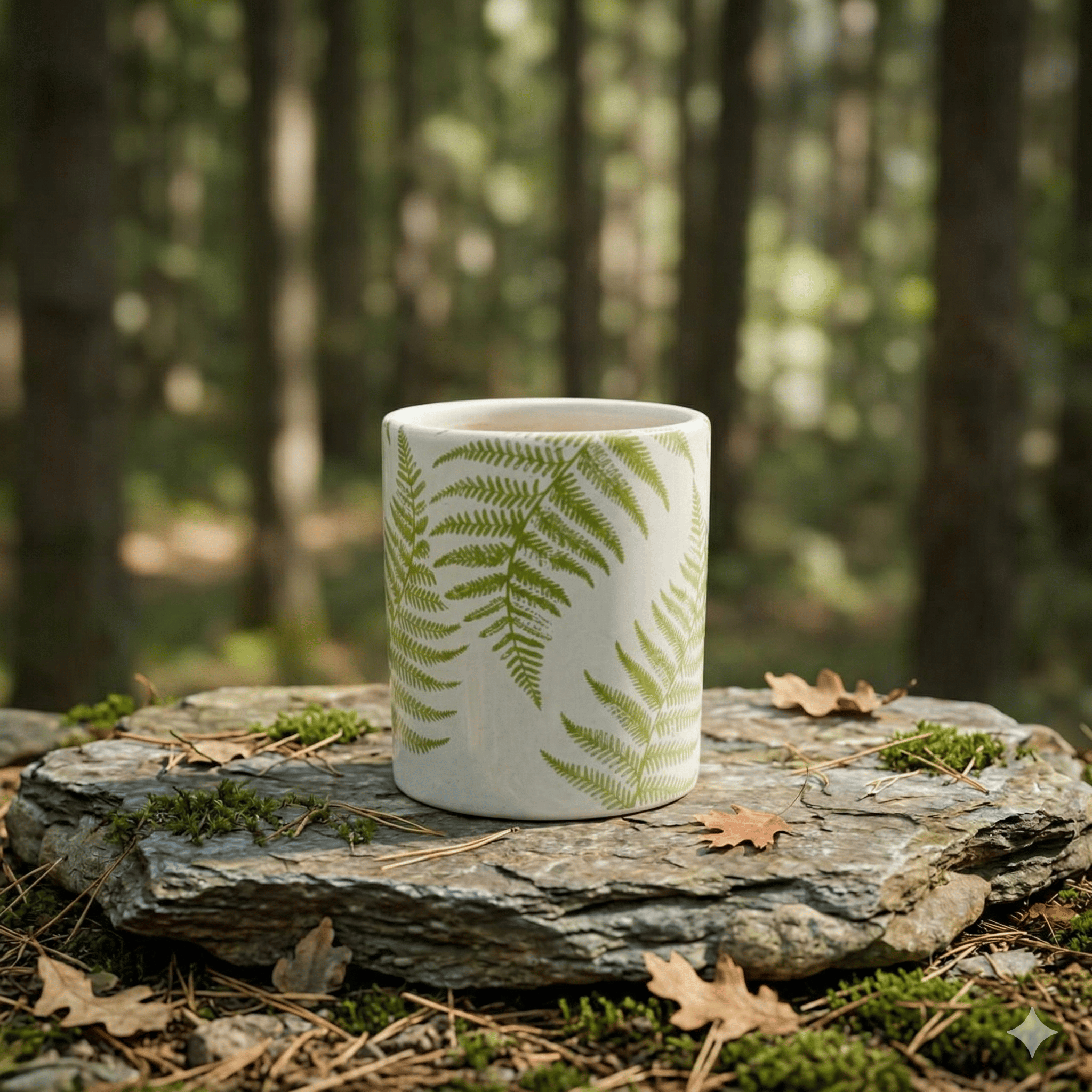 4 Inch Ceramic Pot | Leaf Garden Stem Pipe Ceramic Planter