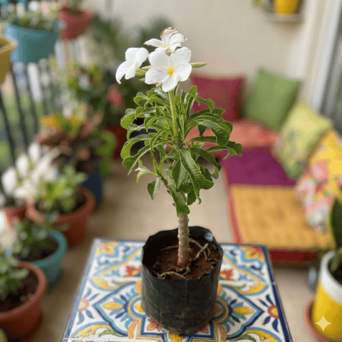 Naag Champa / Plumeria in 6 Inch Nursery Bag