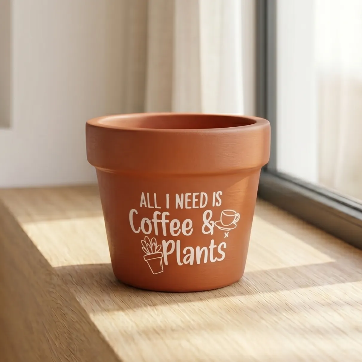 4 Inch Pot | Brew & Blosssom Premium Clay Terracotta Planter