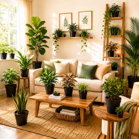 Fresh Living Bundle — 20 Potted Indoor Plants | Complete Instant Setup for Every Space