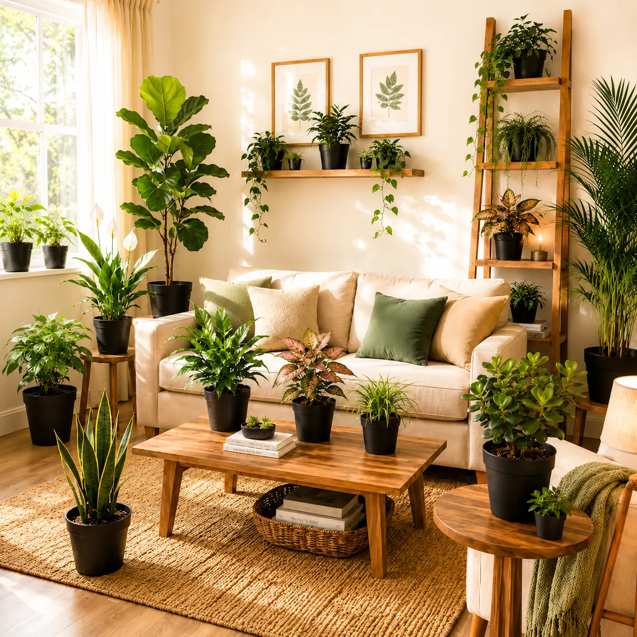 Fresh Living Bundle 20 Potted Indoor Plants | Complete Instant Setup for Every Space