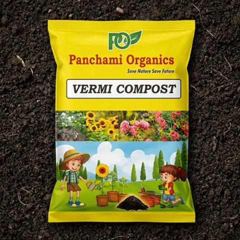 Vermicompost - 1 Kg - Enhances soil fertility and plant growth