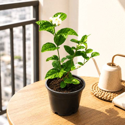 Mogra / Jasmine White in 6 Inch Nursery Pot