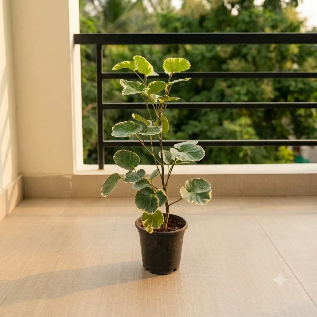 Aralia Dinner Plate in 4 Inch Nursery Pot