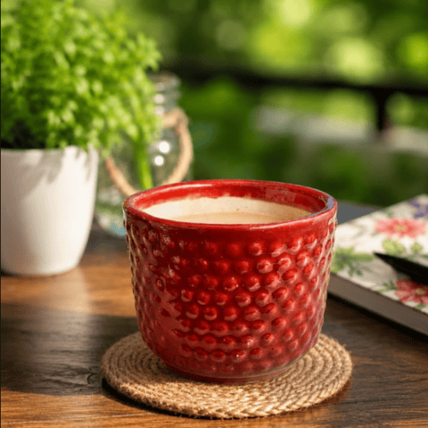 4 Inch Ceramic Pot (Any Color) | Cup Ceramic Planter
