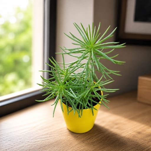 Gift Ready - Vine Succulent in 5 Inch Elegant Plastic Pot (colour may vary)