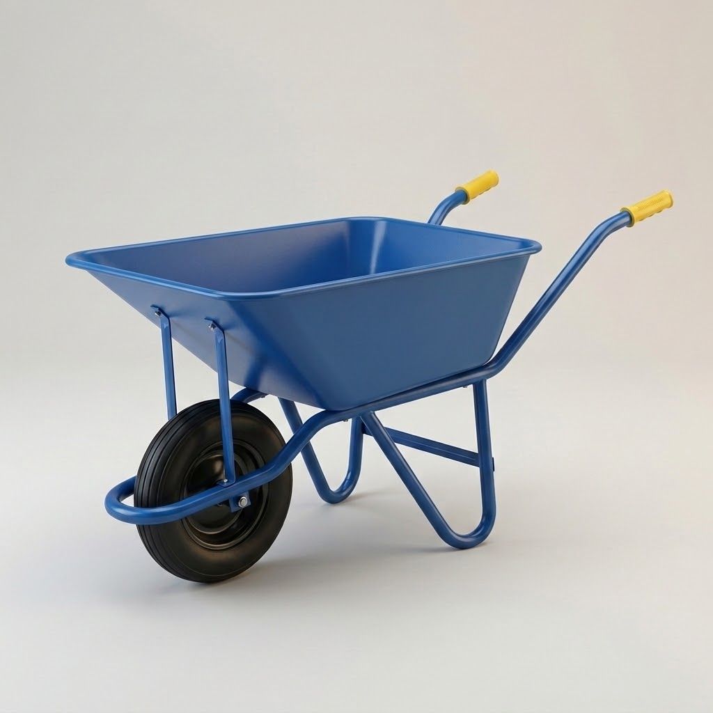 Wheelbarrow - Single Wheel | Heavy-Duty Wheelbarrow for Easy Material Handling