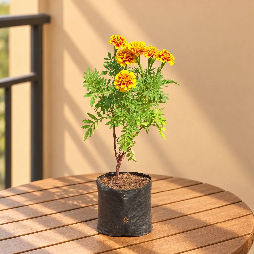Marigold / Genda French (any colour) in 4 Nursery Bag