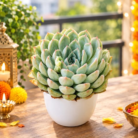 Vishnu Kamal Succulent in 4 Inch Nursery Pot