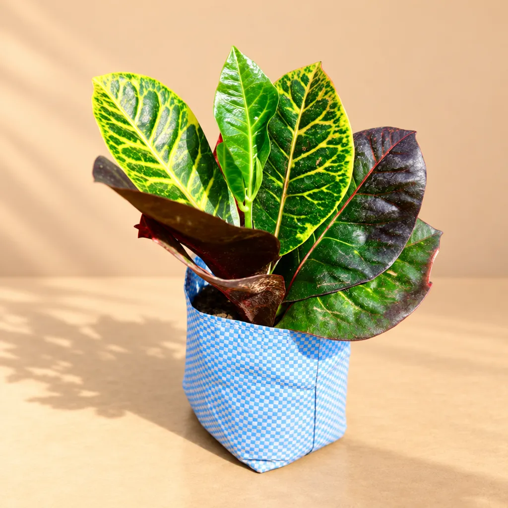 Croton Petra Red in 4 inch Nursery Bag